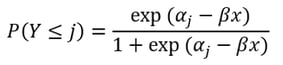 Proportional Odds Assumptions Equation (3)